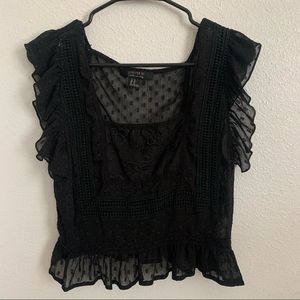 Black F21 Blouse